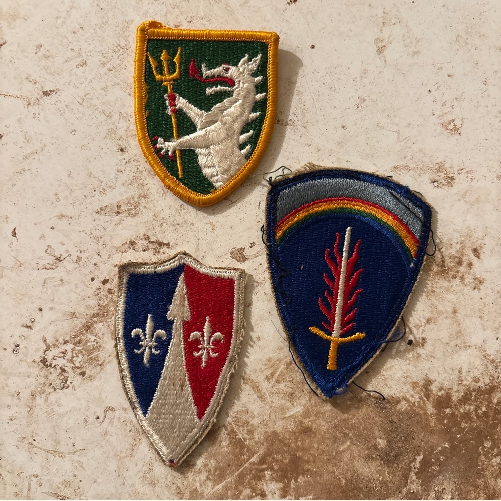 Vintage Military Patch Set